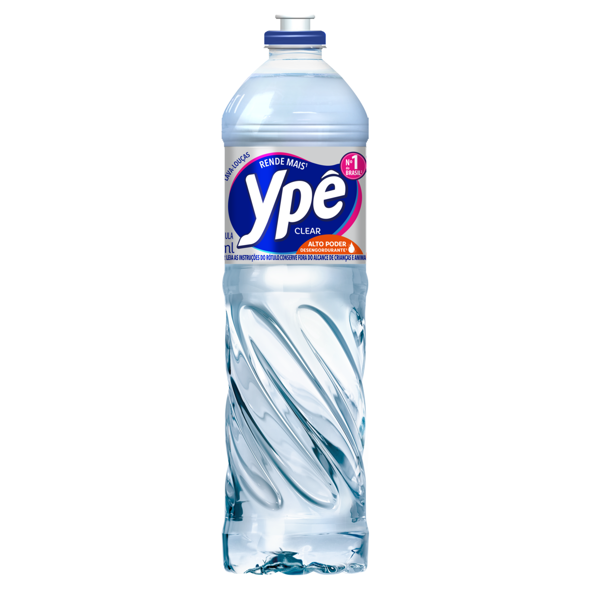 Lava-Lou&ccedil;as L&iacute;quido Clear Yp&ecirc; Squeeze 500ml