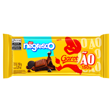 Chocolate ao Leite Negresco Garoto Pacote 150g