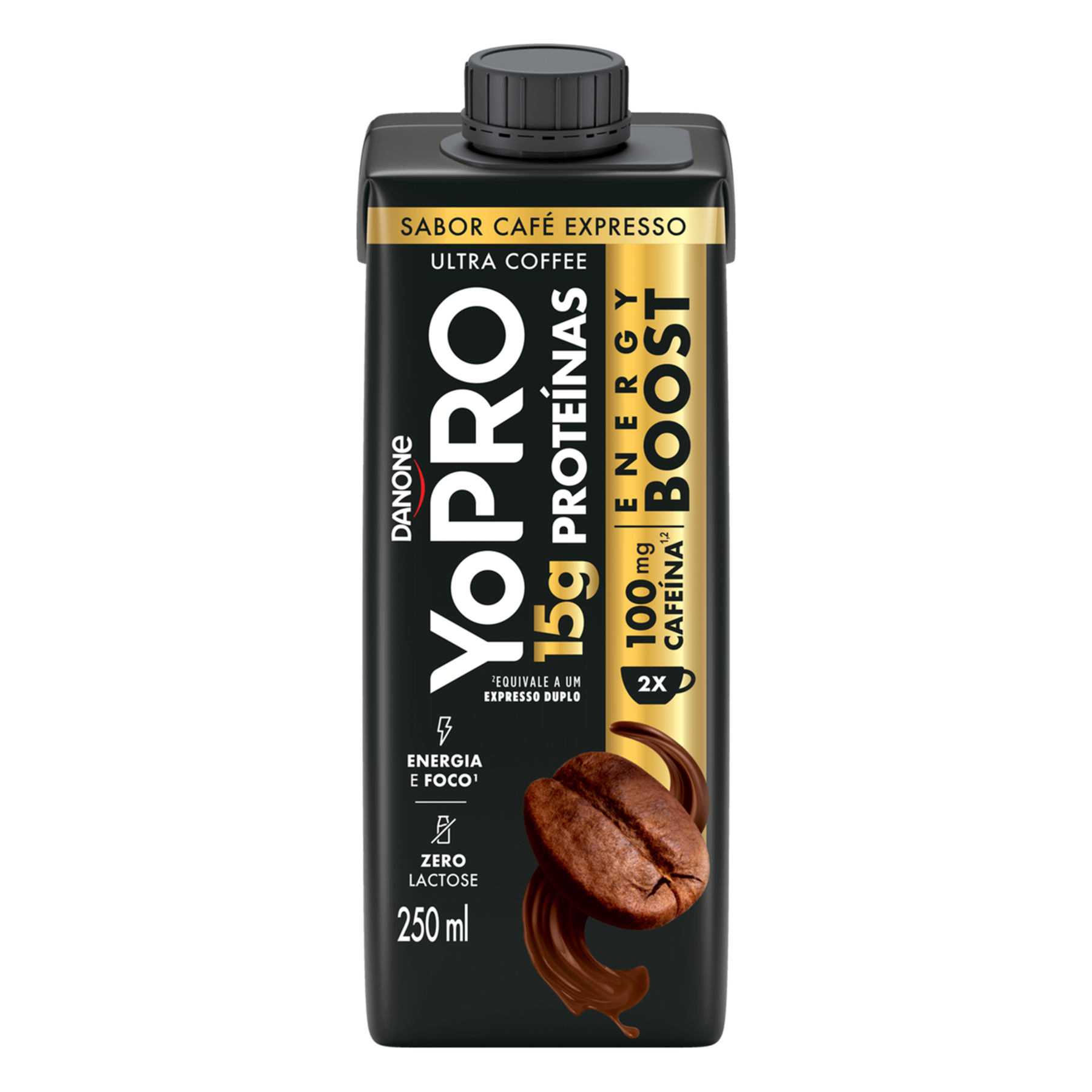 Bebida Láctea Café Expresso Zero Lactose Yopro Danone Caixa 250ml
