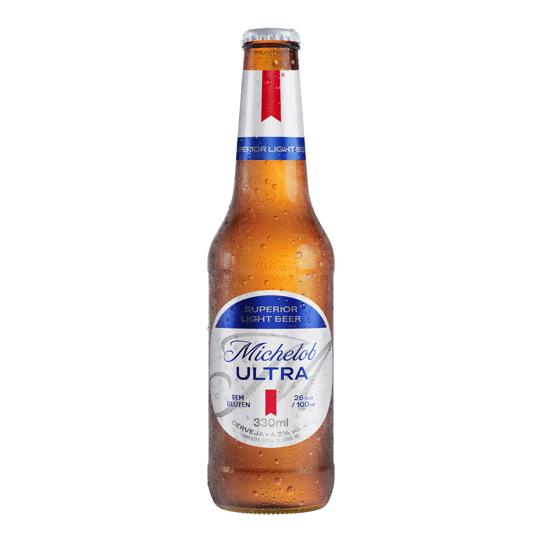 Cerveja Superior Light sem Gl&uacute;ten Michelob Ultra Long Neck 330ml