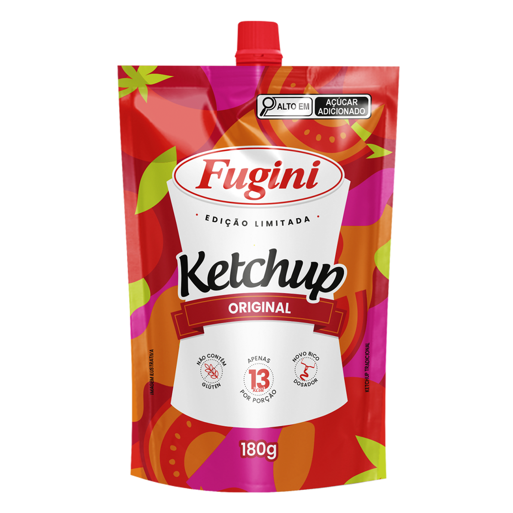Ketchup Original Fugini Sach&ecirc; 180g