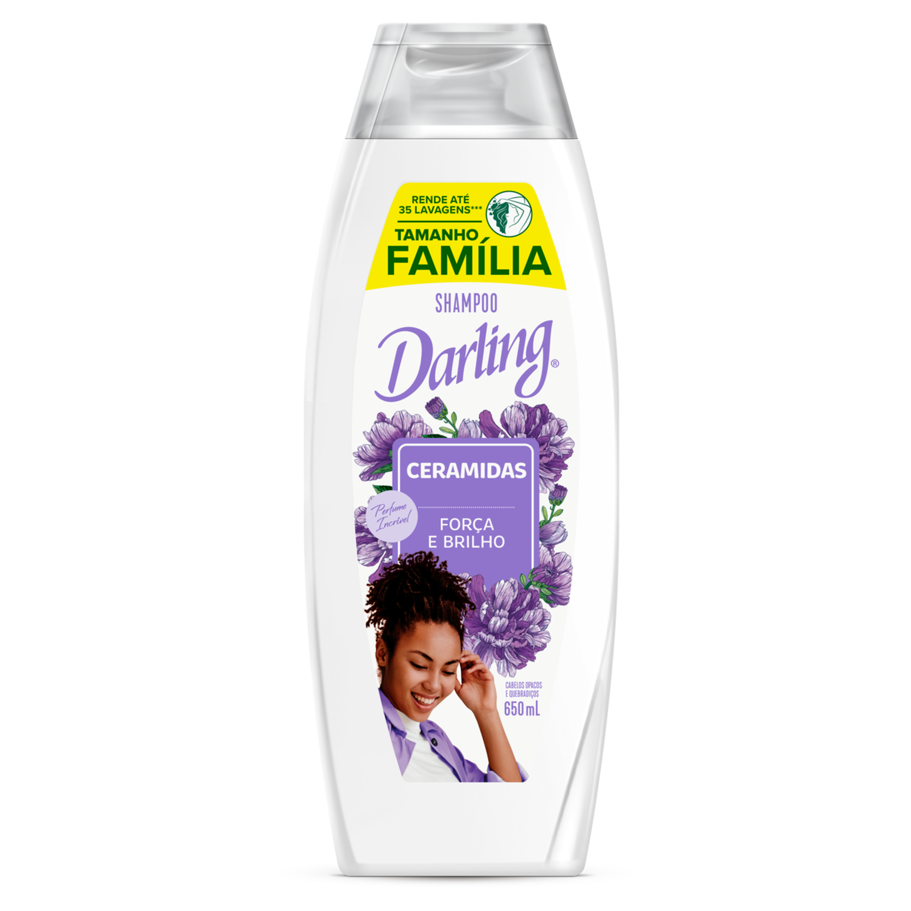 Shampoo Ceramidas Darling Frasco 650ml - Embalagem Tamanho Família