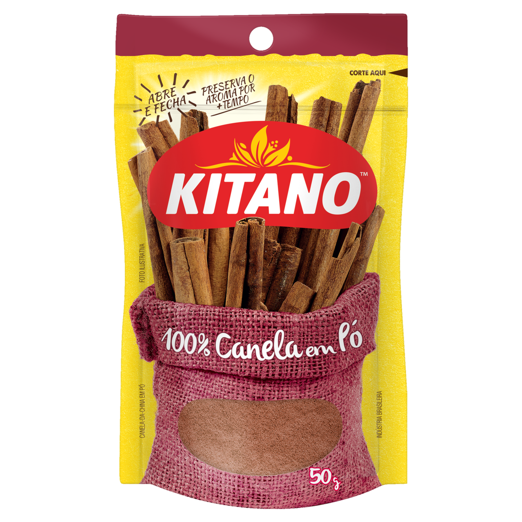 Canela em Pó Kitano Pacote 50g
