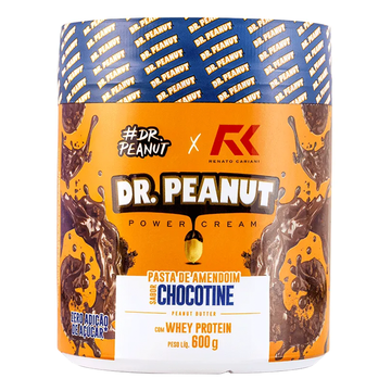 Pasta de Amendoim Chocotine com Whey Protein Dr. Peanut Pote 600g