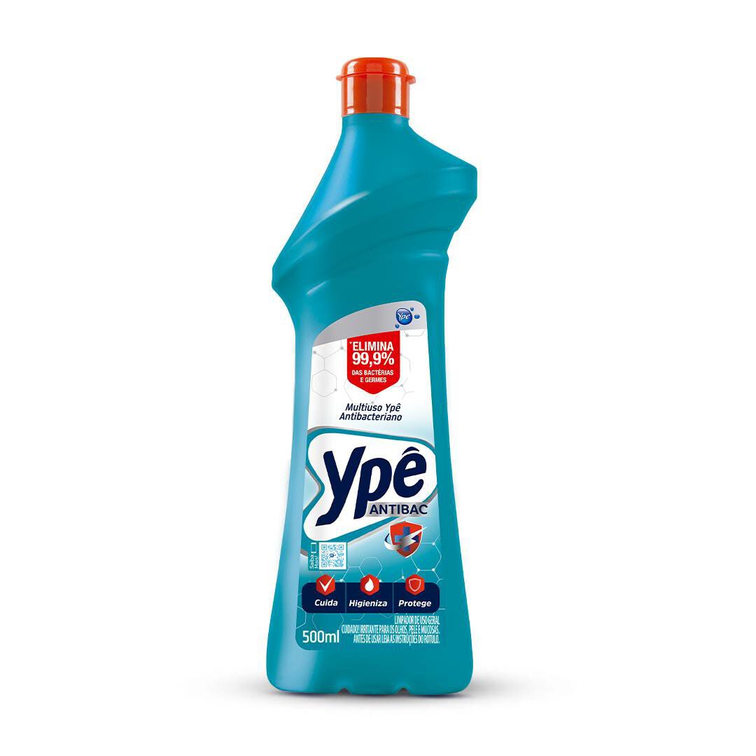 Limpador Multiuso Yp&ecirc; Antibac Squeeze 500ml