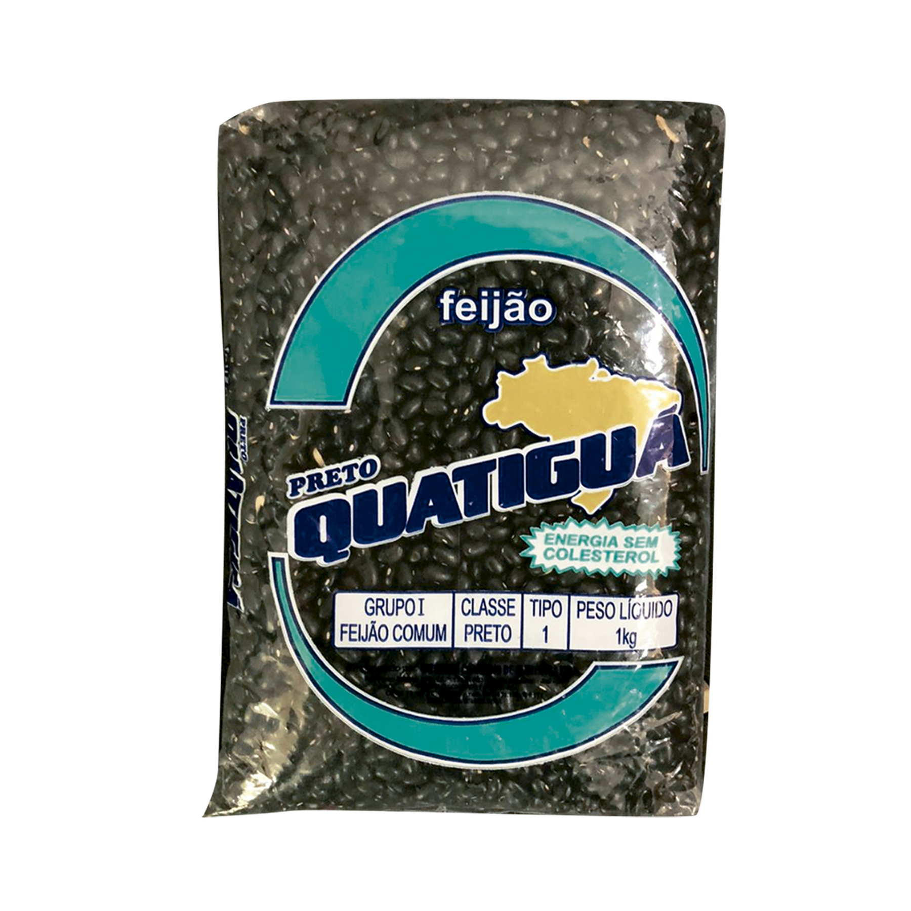Feij&atilde;o Preto Quatigu&aacute; Pacote 1kg