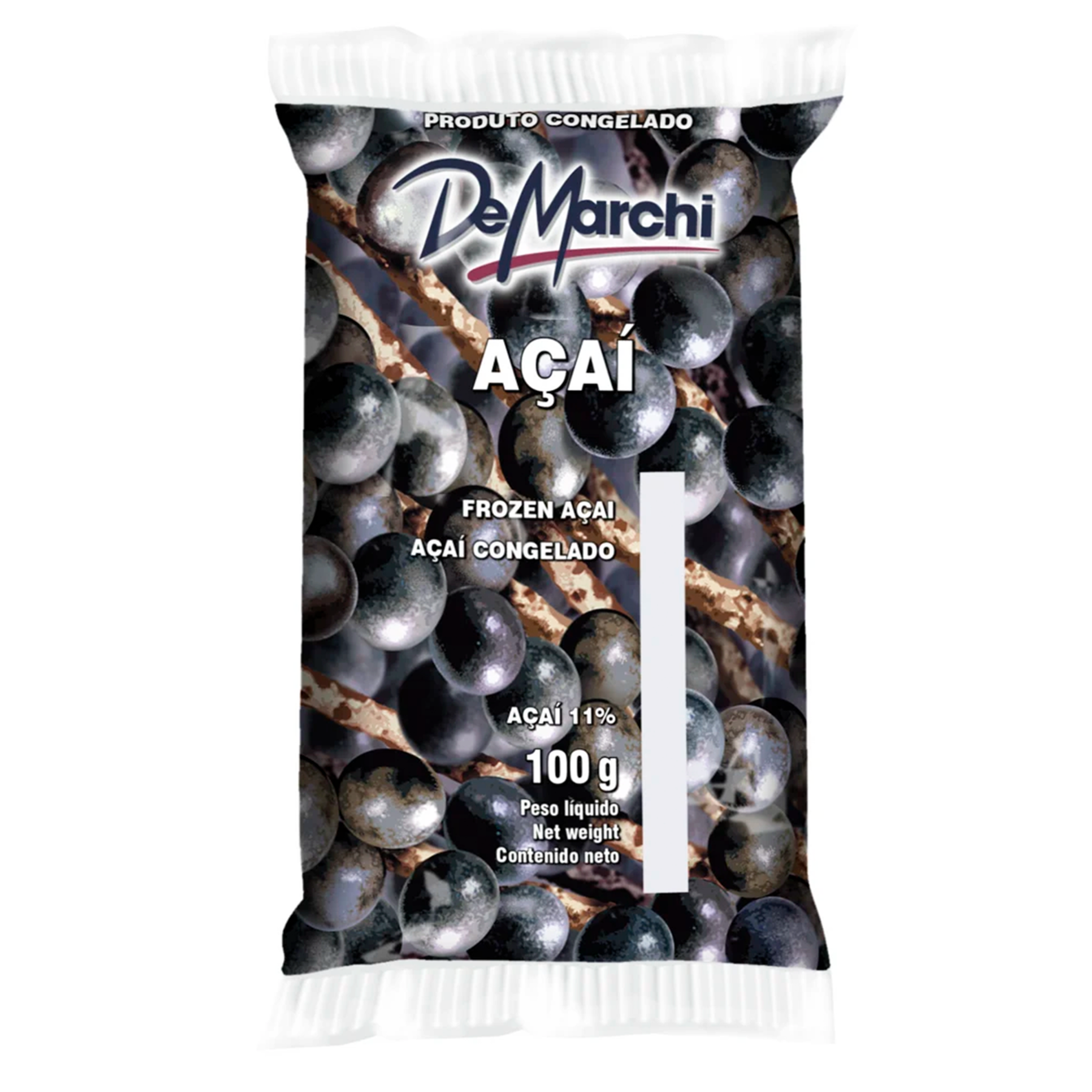 Polpa de Fruta Congelada de A&ccedil;a&iacute; De Marchi Pacote 100g