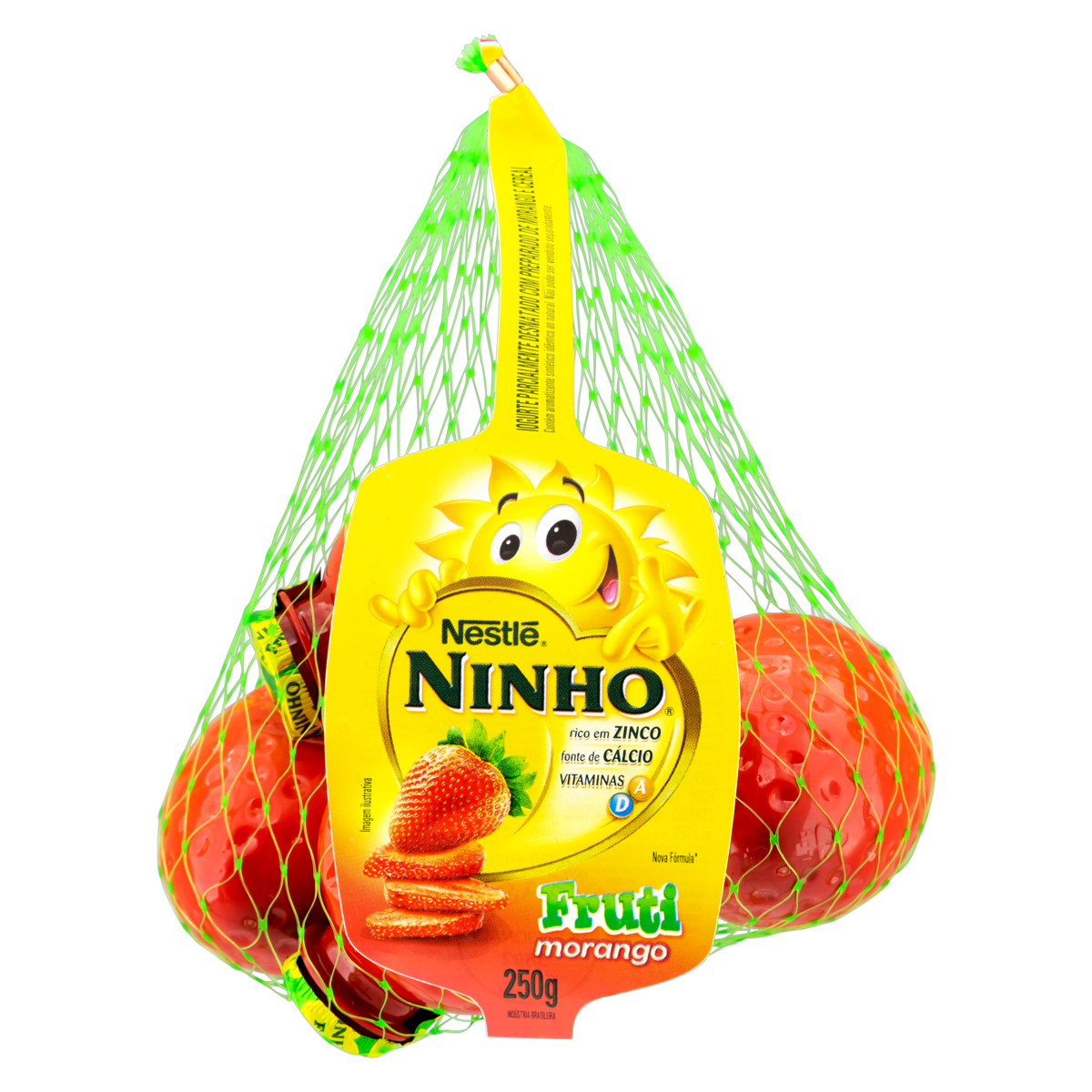 Iogurte Parcialmente Desnatado Morango Nestl&eacute; Ninho Fruti 250g