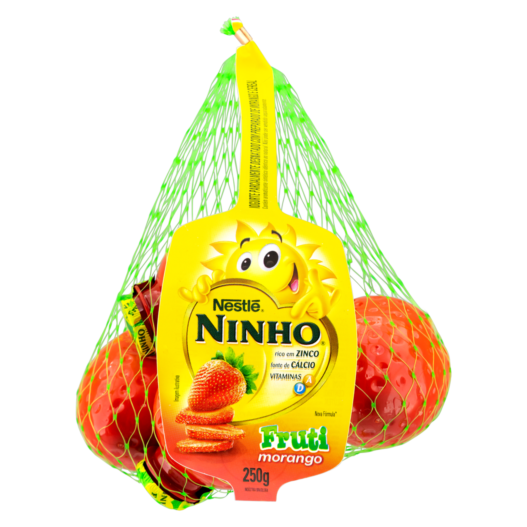 Iogurte Parcialmente Desnatado Morango Nestlé Ninho Fruti 250g