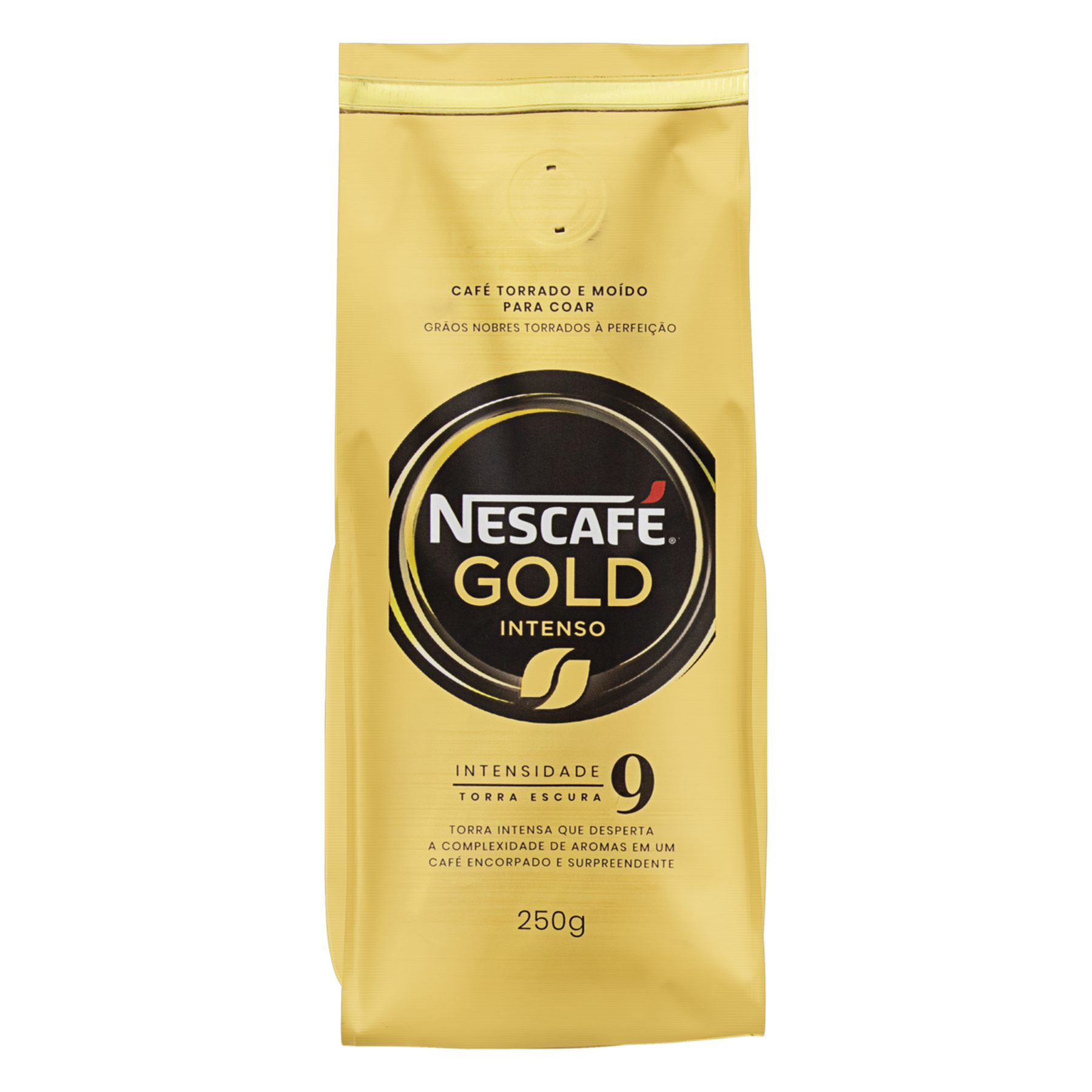 Café Torrado e Moído Intenso Nescafé Gold Pacote 250g