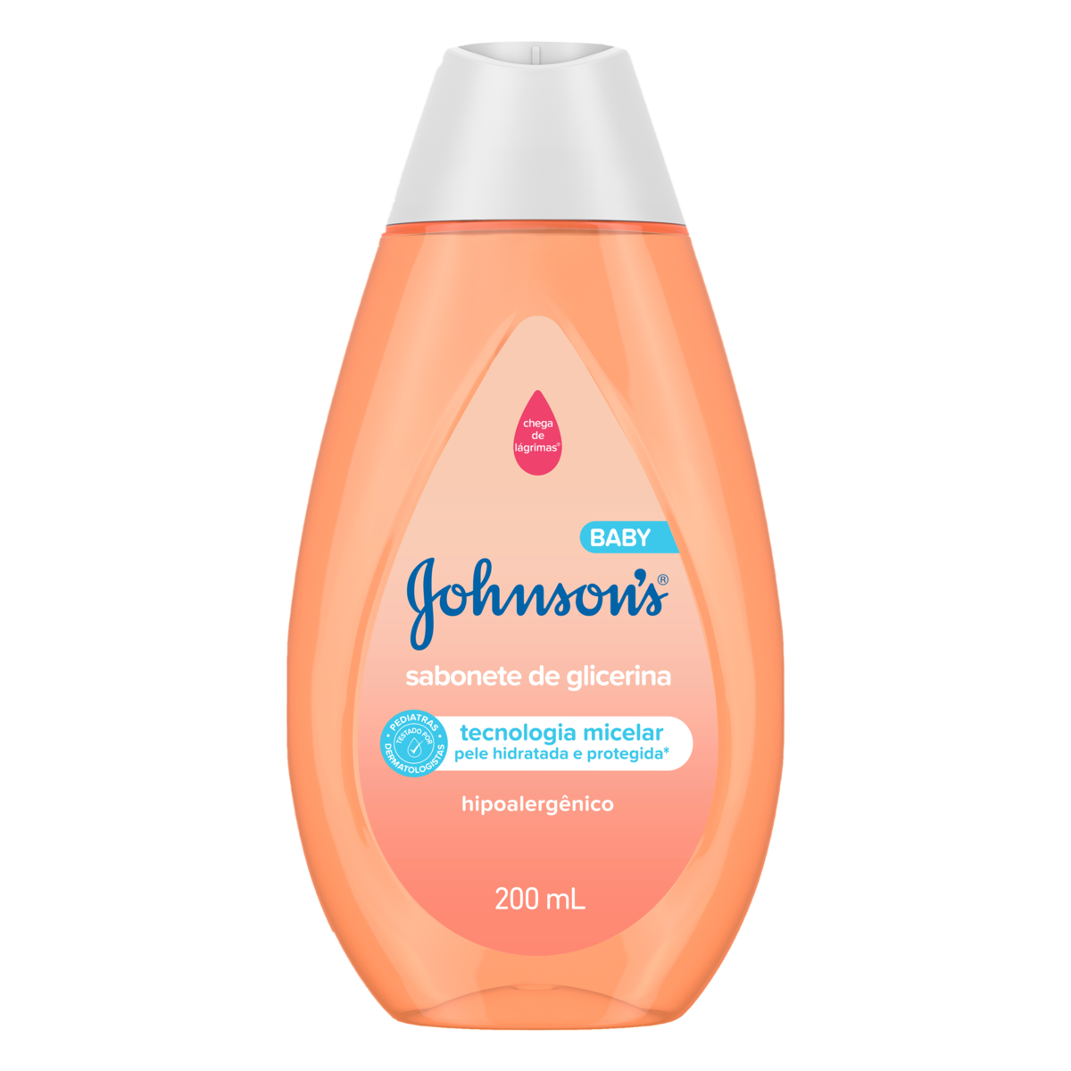 Sabonete L&iacute;quido Johnson & Johnsons Baby Cabe&ccedil;aa Aos P&eacute;s 200ml