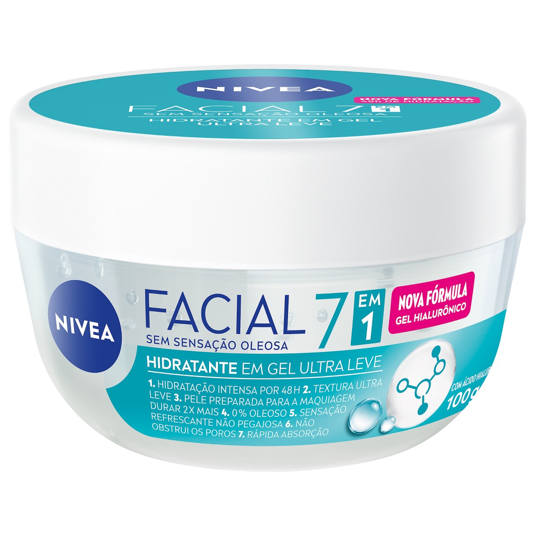 Hidratante Facial Gel Nivea Pote 100g