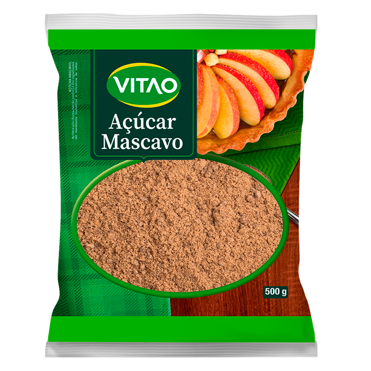 A&ccedil;&uacute;car Mascavo Integral Vitao Pacote 500g
