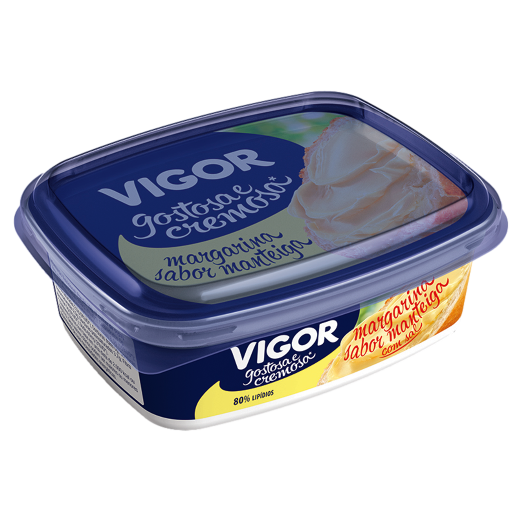 Margarina Vigor Cremosa 80% Com Sal 250g