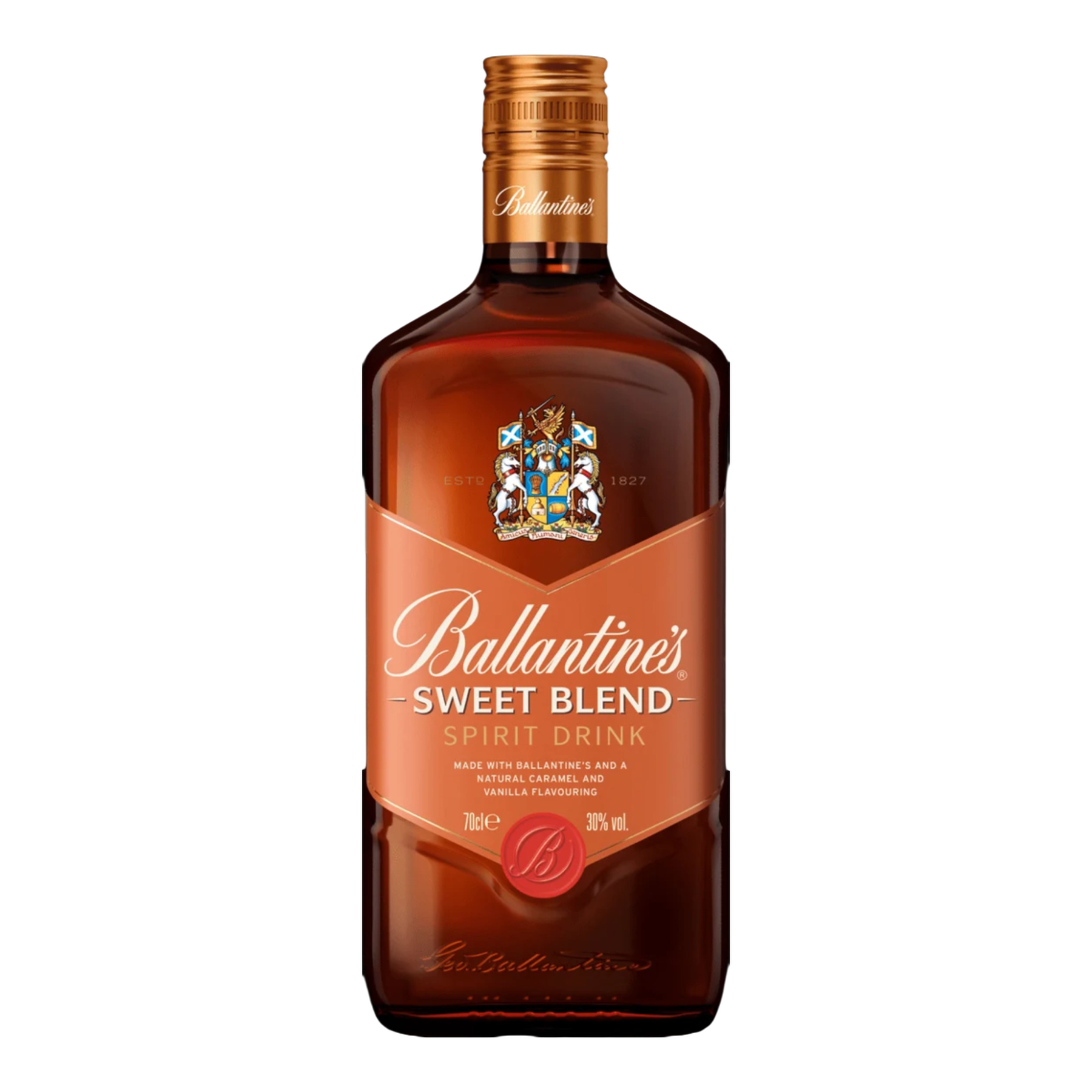 Whisky Sweet Blend Caramelo e Baunilha Ballantine's Garrafa 700ml