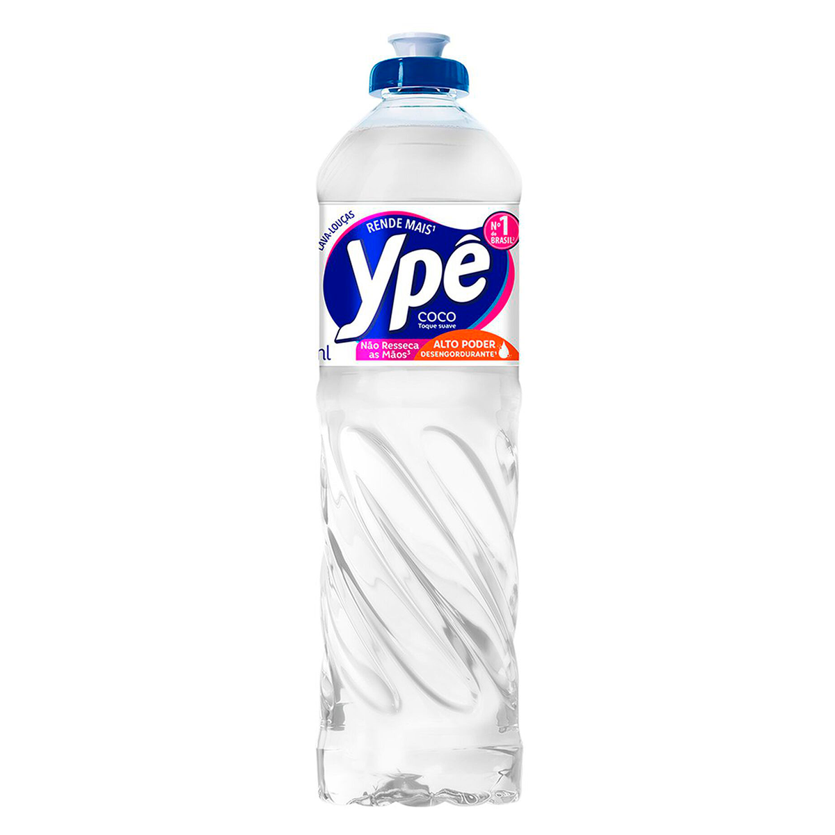 Detergente Lava-Lou&ccedil;as L&iacute;quido Coco Yp&ecirc; Squeeze 500ml