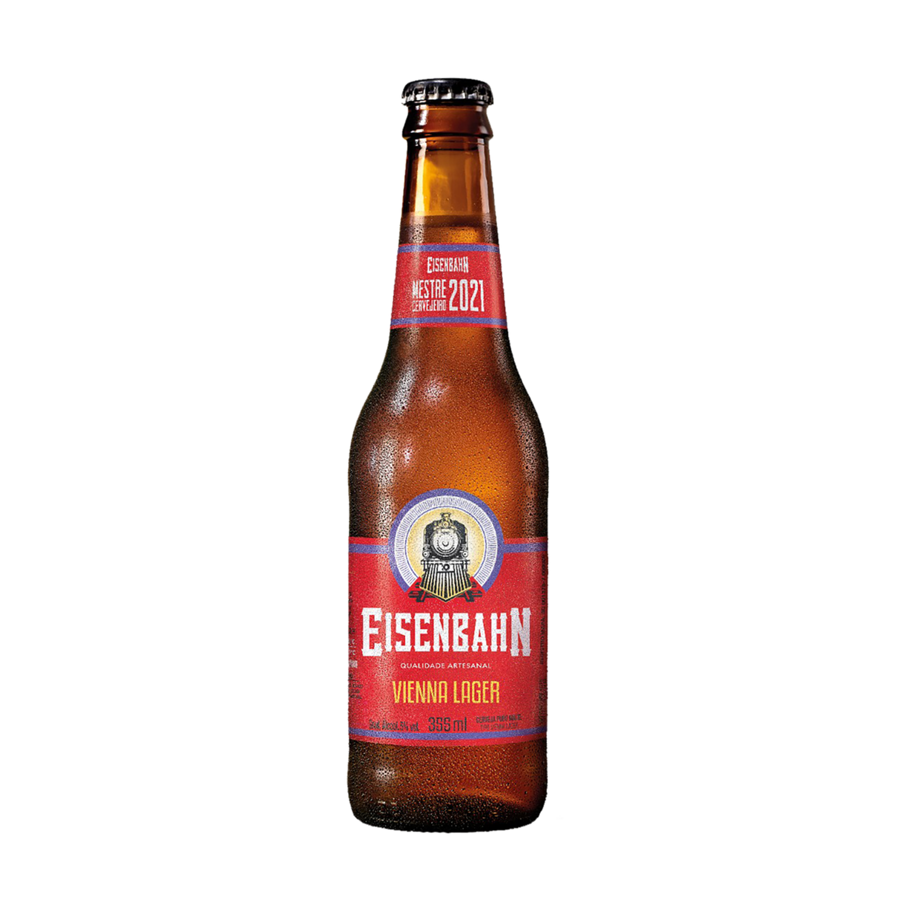 Cerveja Puro Malte Vienna Lager Eisenbahn Garrafa 355ml