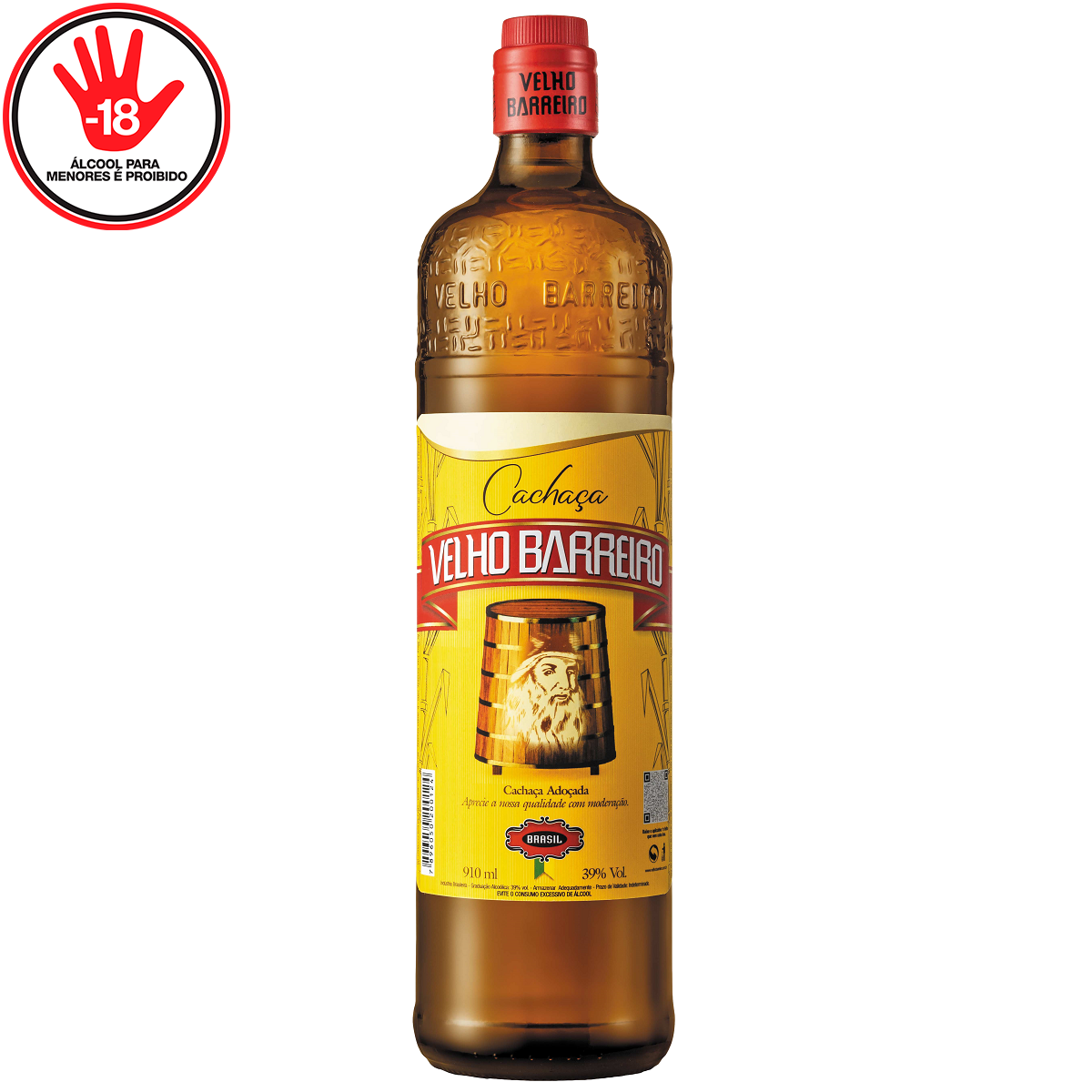 Cacha&ccedil;a  Velho Barreiro 910ml