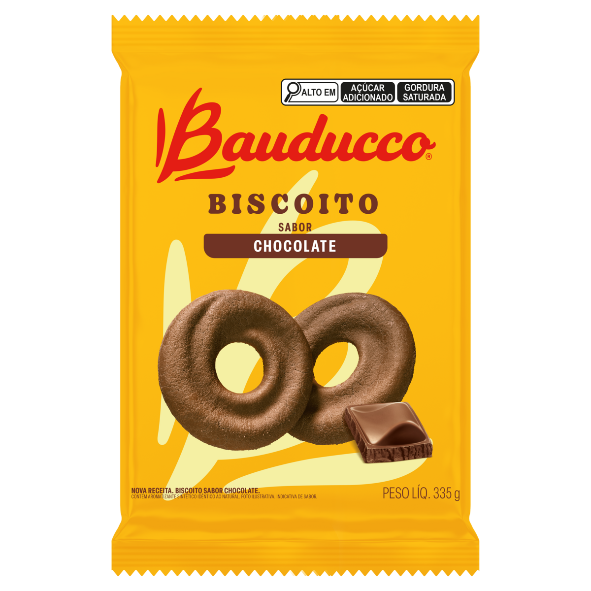 Biscoito Chocolate Bauducco Pacote 335g