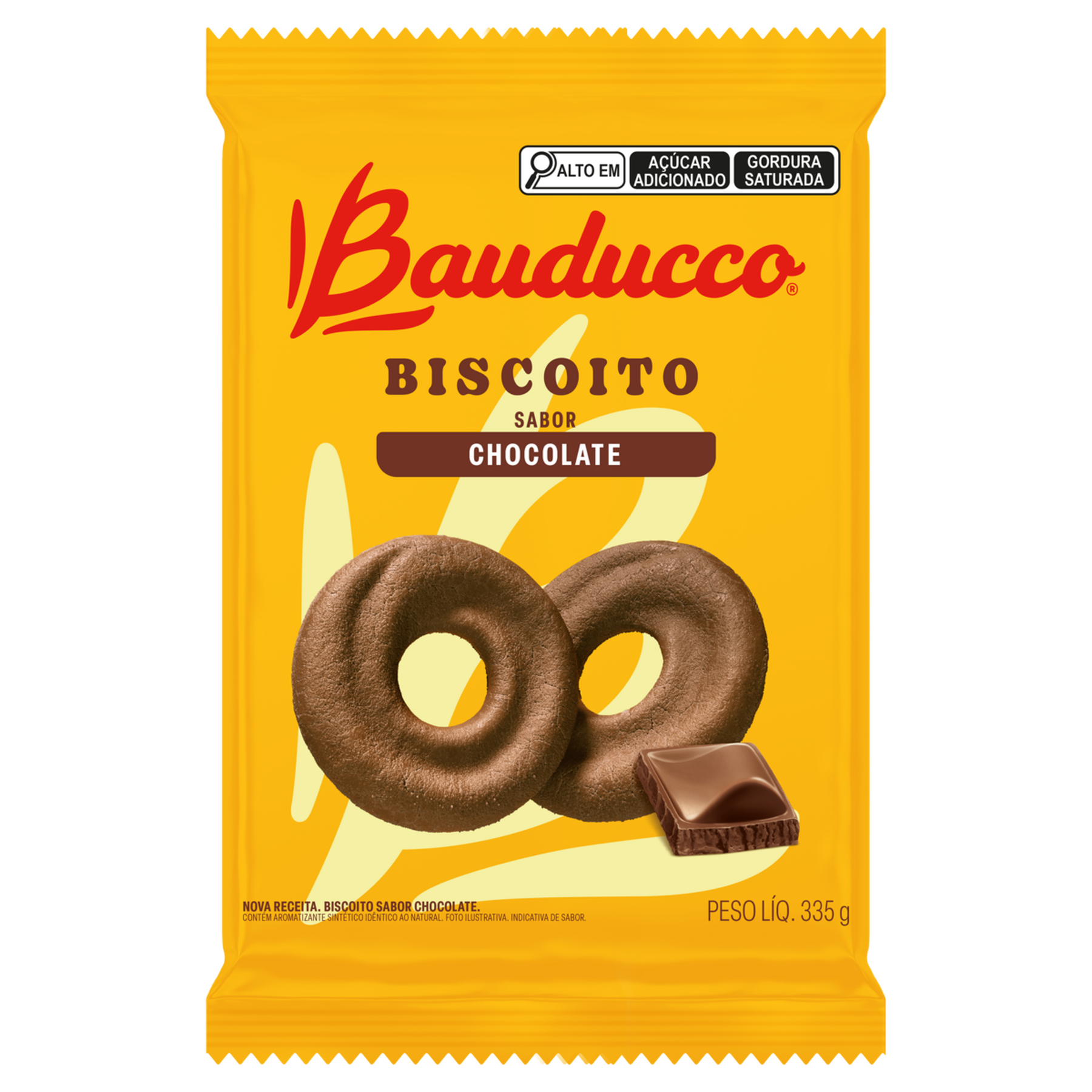 Biscoito Chocolate Bauducco Pacote 335g