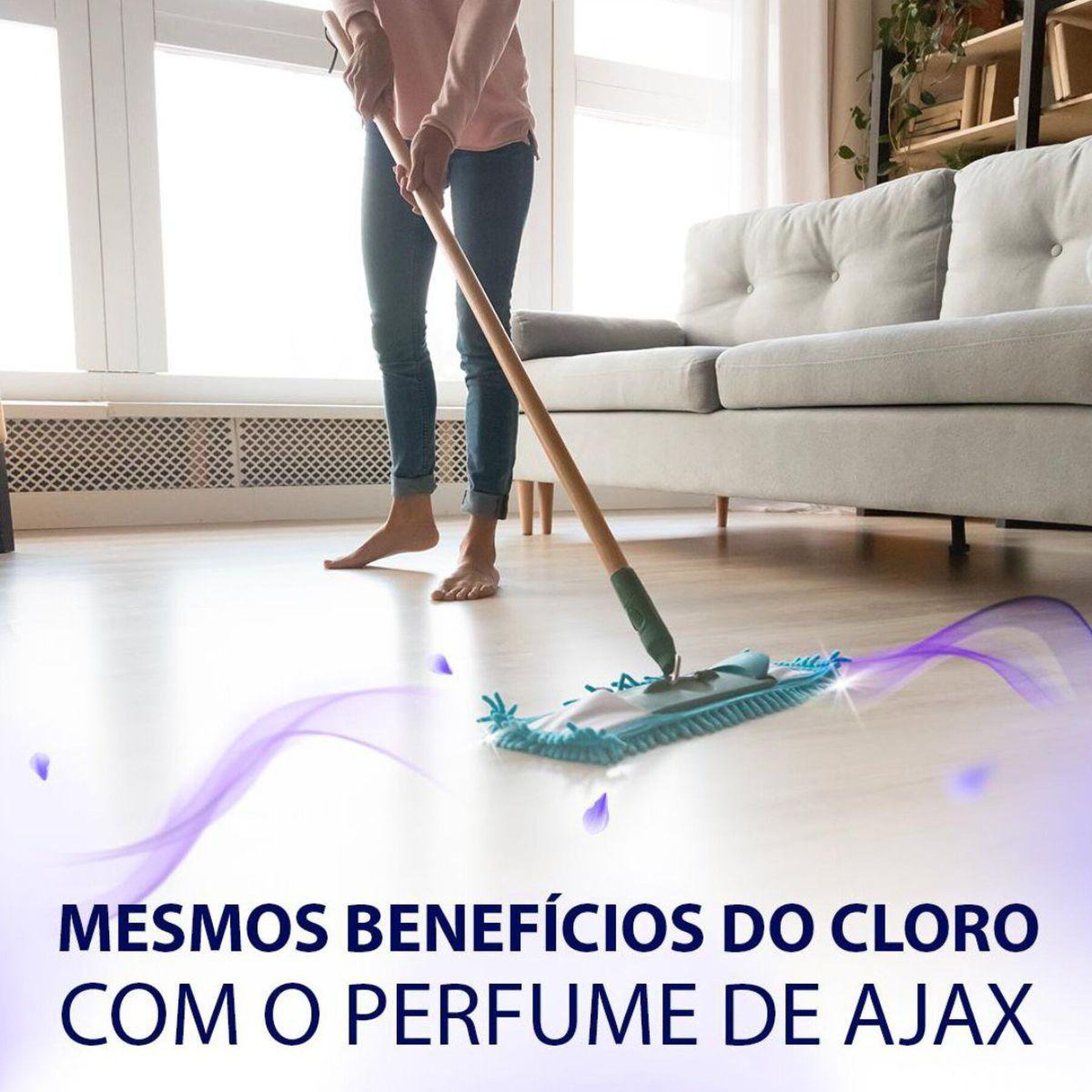 Limpador Multiuso Floral Ajax Alternativa ao Cloro Frasco 1l