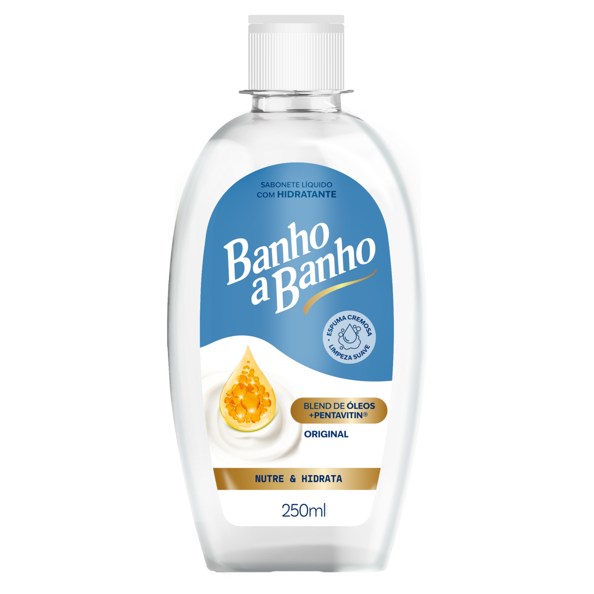Sabonete L&iacute;quido Hidratante Original Banho a Banho Frasco 250ml