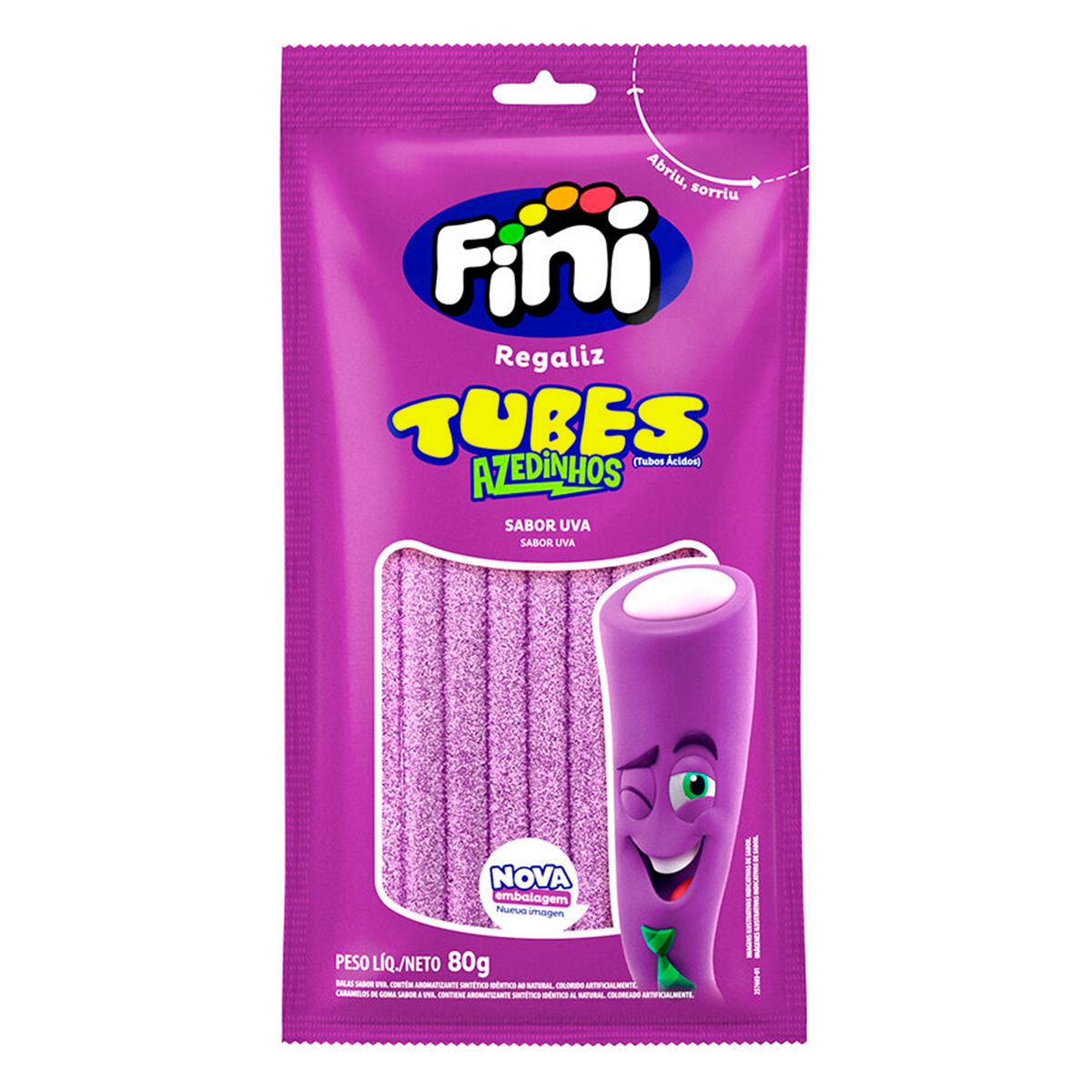 Tubes Uva Azedinha Fini 80g