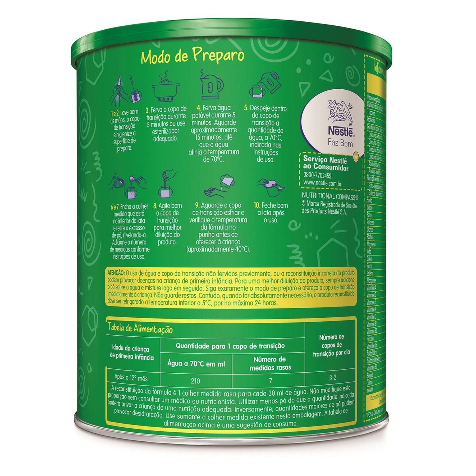 F&oacute;rmula Infantil de Primeira Inf&acirc;ncia Nestonutri 1+ 800g&nbsp;