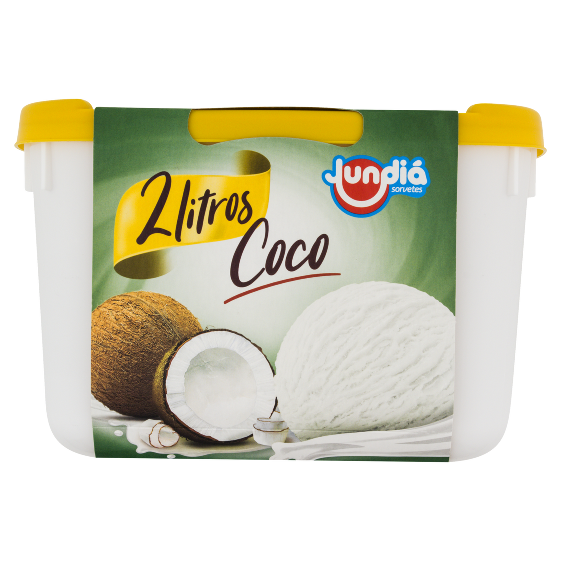 Sorvete Coco Jundiá Pote 2l