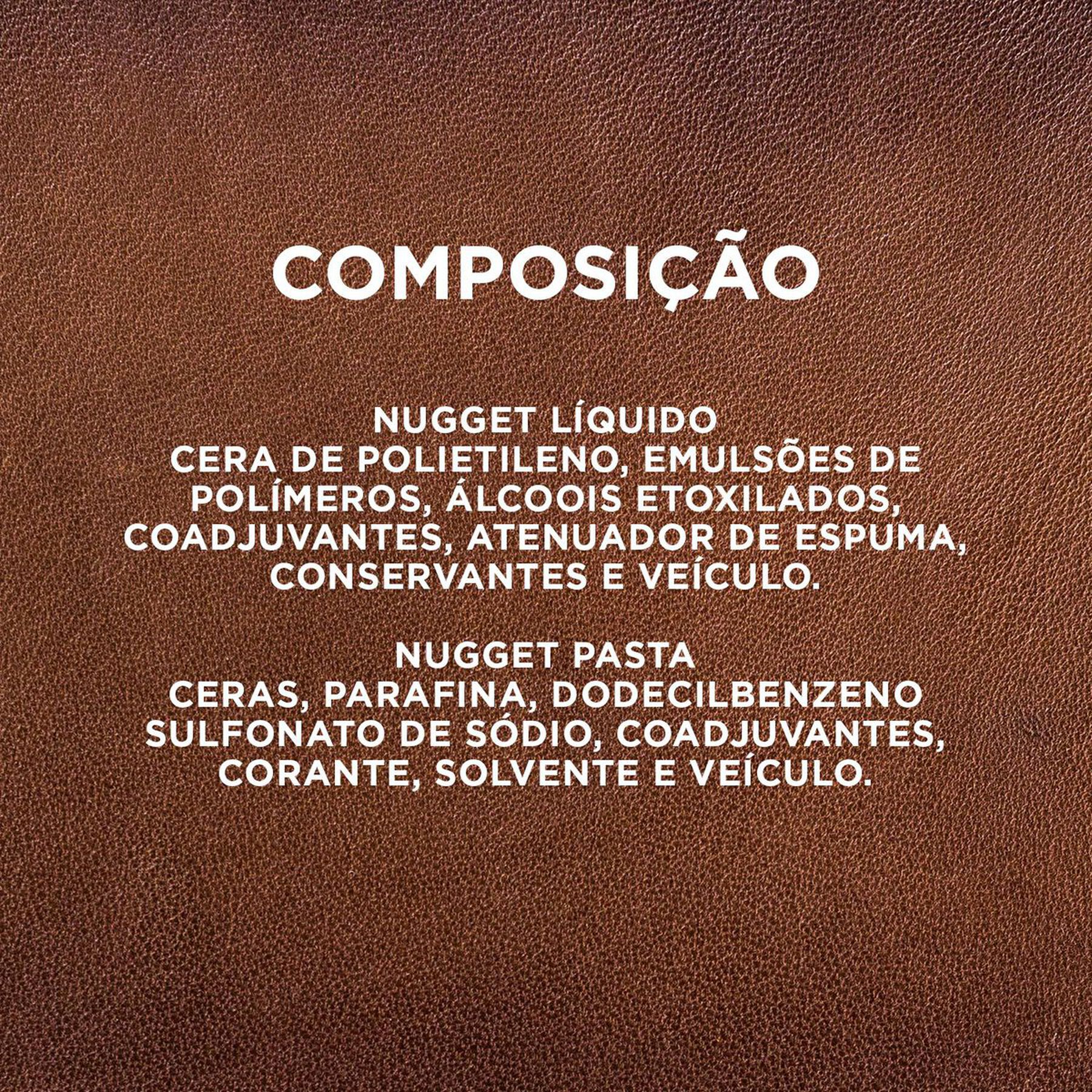 Polidor de Sapato L&iacute;quido Incolor Nugget Frasco 60ml