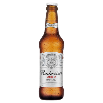 Cerveja Zero Álcool Budweiser Garrafa 330ml
