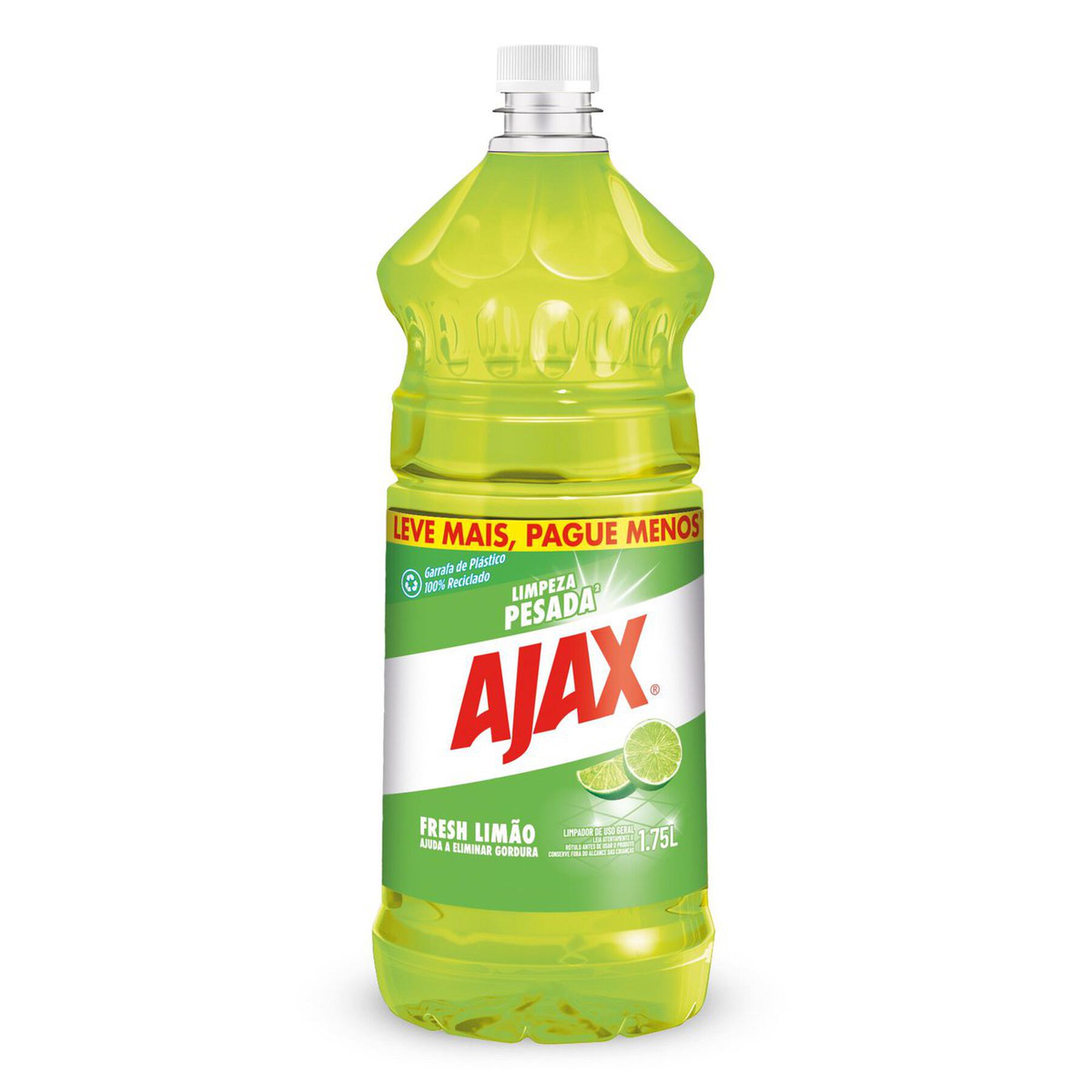 Limpador Limpeza Pesada Fresh Lemon Ajax Frasco 1,75l