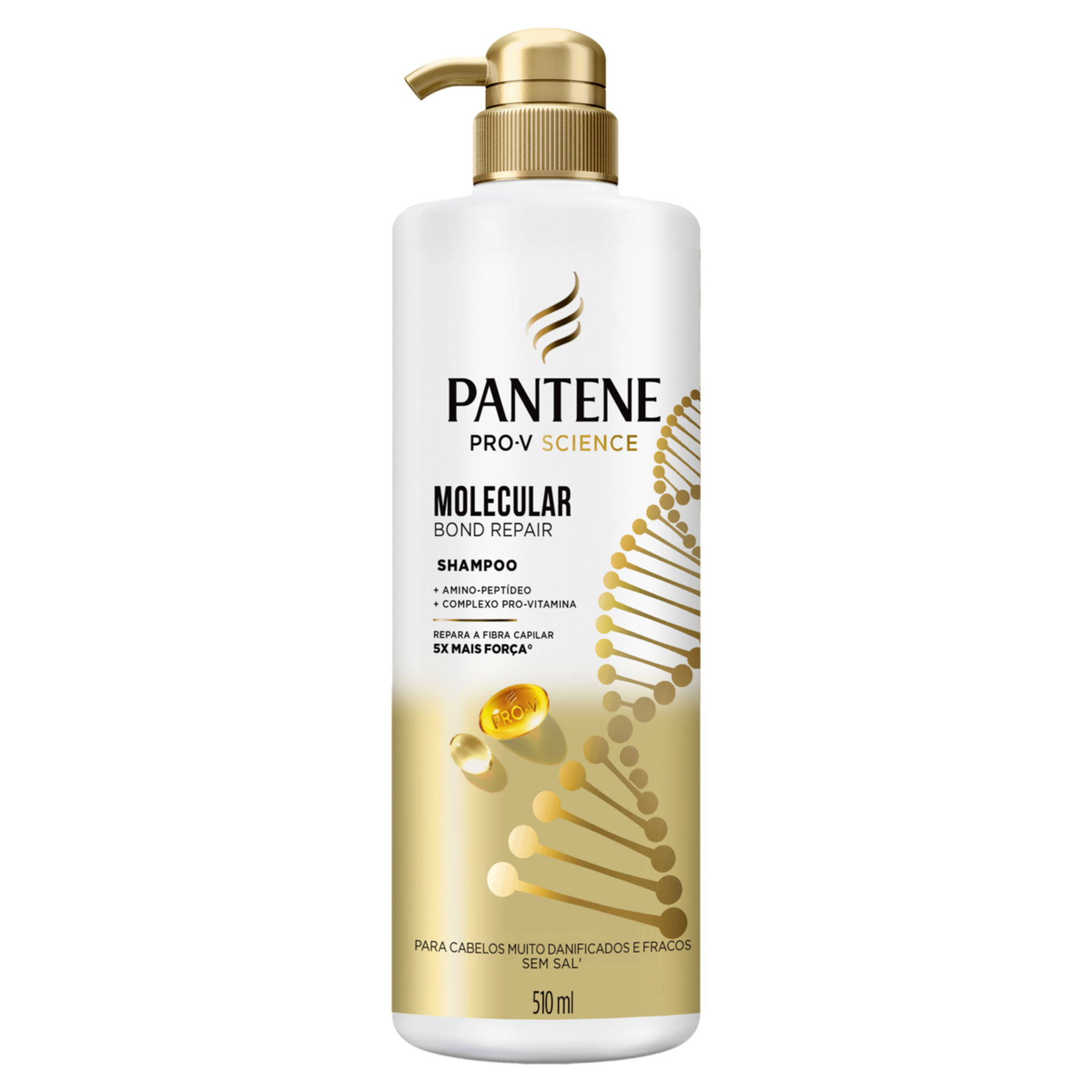 Shampoo Pantene Molecular Bond Repair Frasco 510ml Pump
