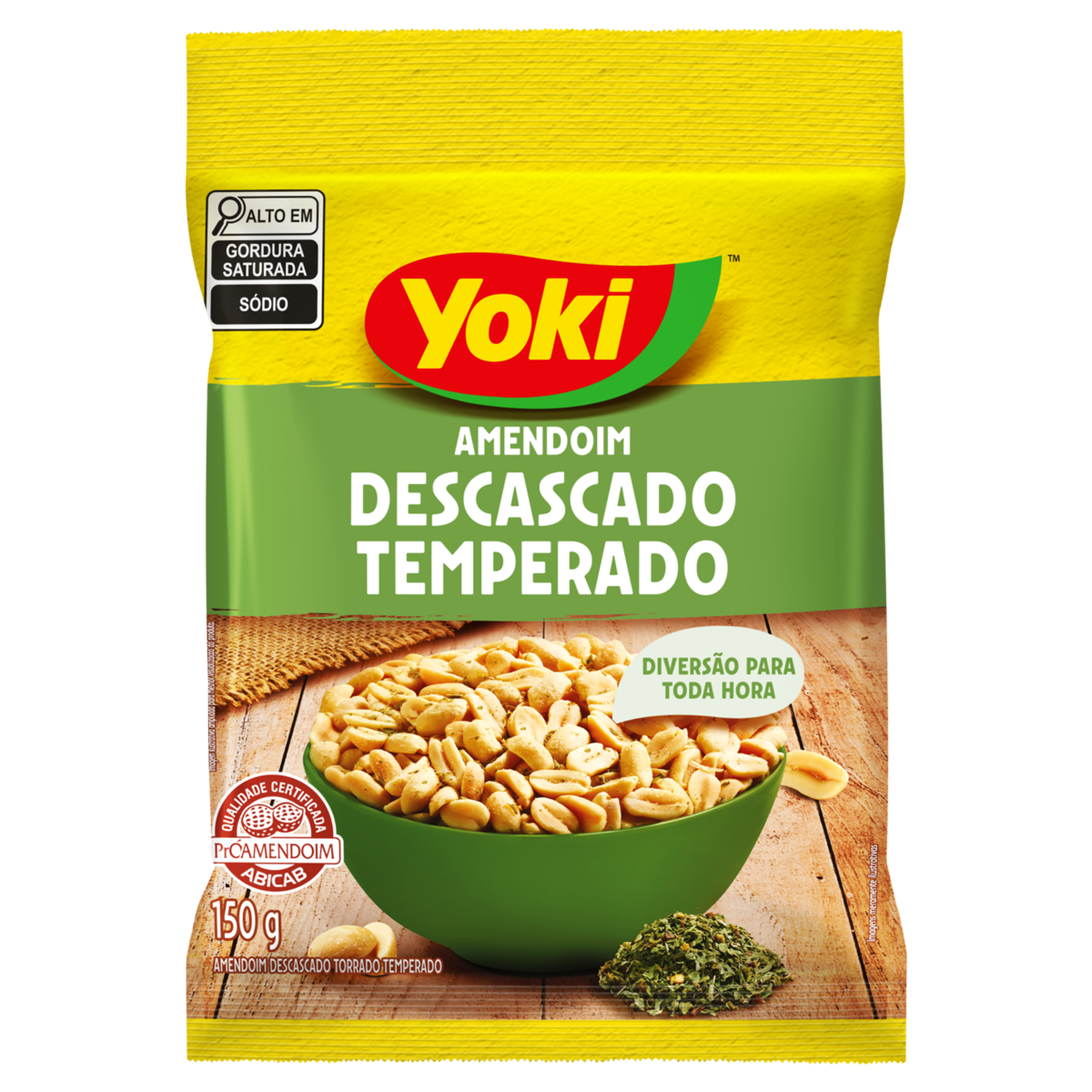 Amendoim Temperado Yoki Pacote 150g