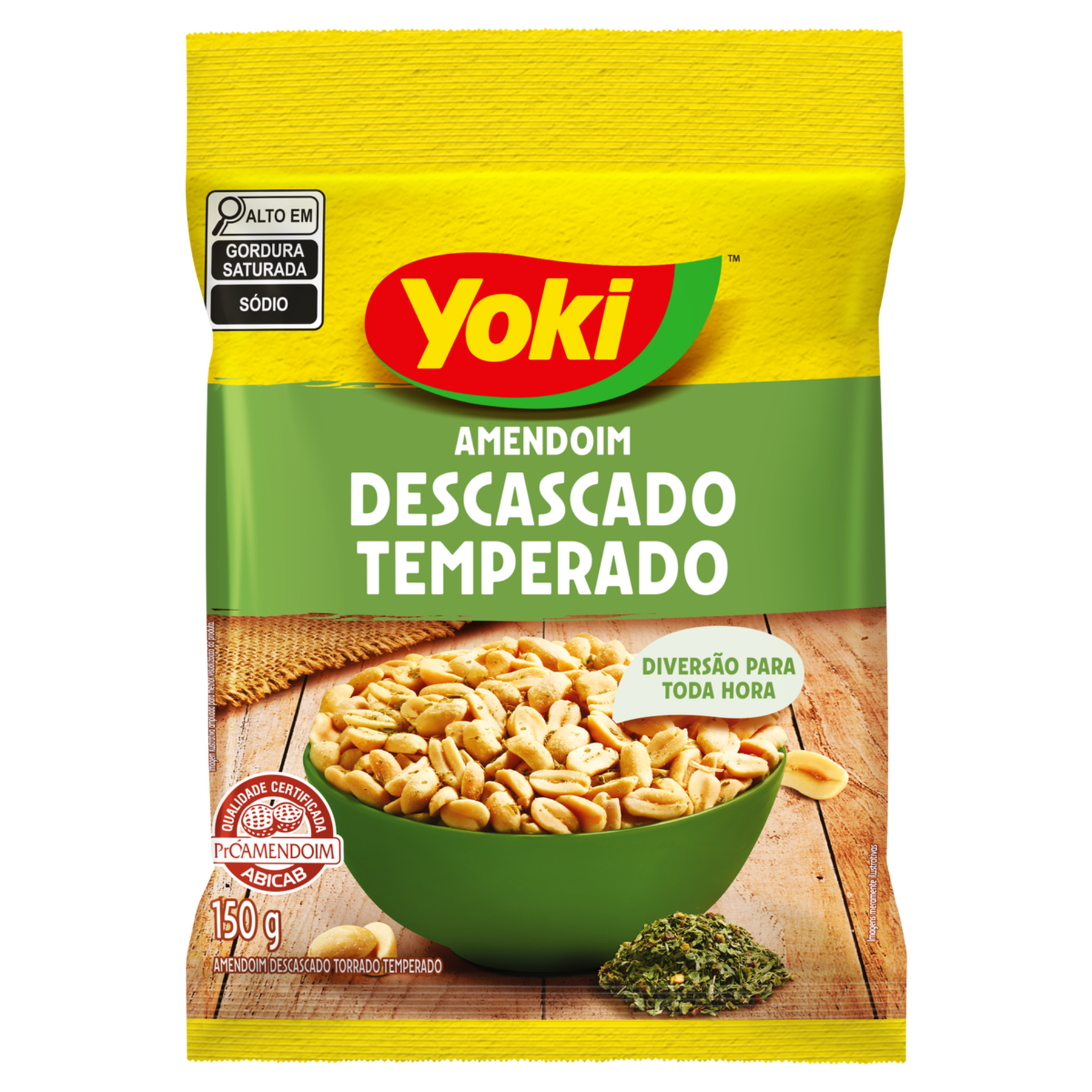 Amendoim Temperado Yoki Pacote 150g