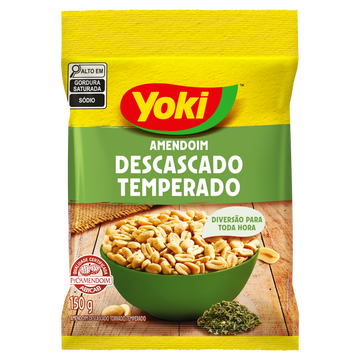 Amendoim Temperado Yoki Pacote 150g