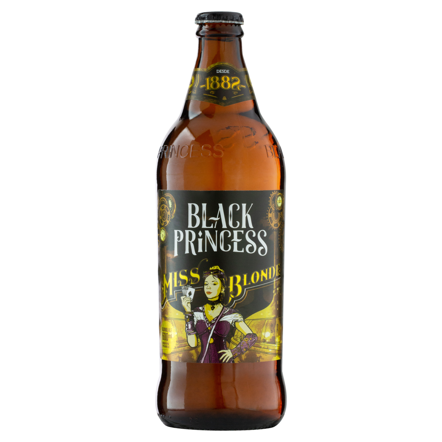 Cerveja Blond Ale Miss Blonde Black Princess Garrafa 600ml