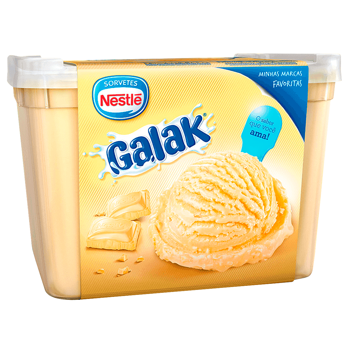 Sorvete Galak Nestl&eacute; Pote 1,5l