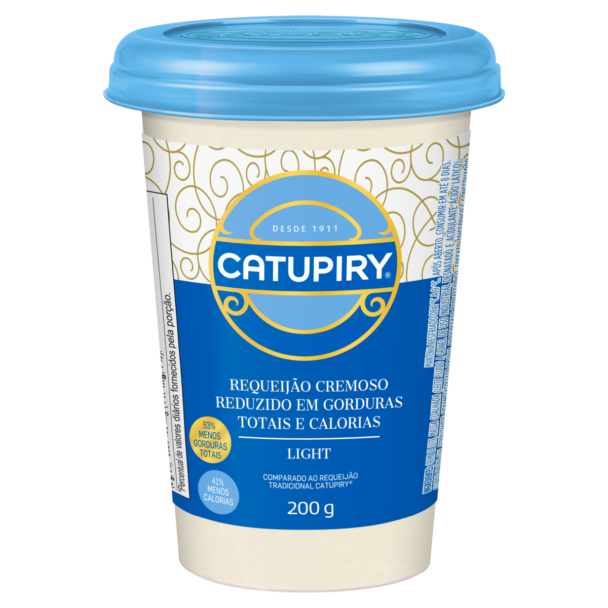 Requeij&atilde;o Cremoso Light Catupiry Copo 200g