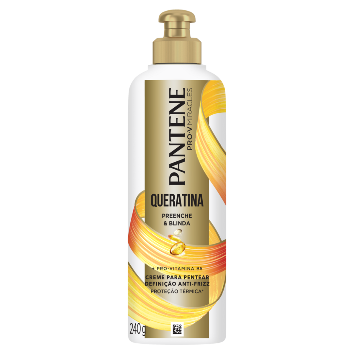 Creme para Pentear Queratina Preenche e Blinda Pantene Frasco 240g