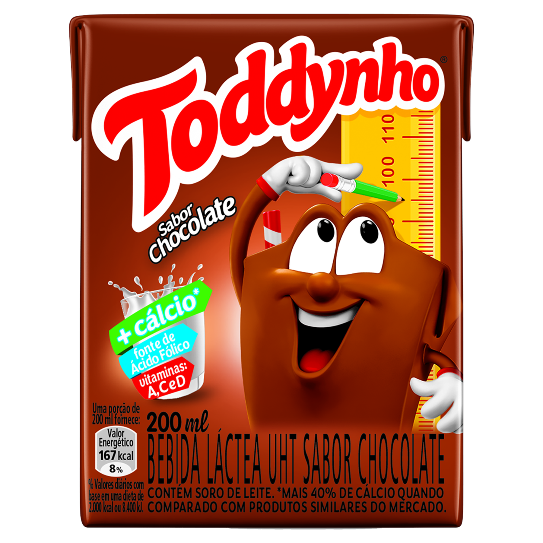 Bebida L&aacute;ctea UHT Chocolate Toddynho Caixa 200ml