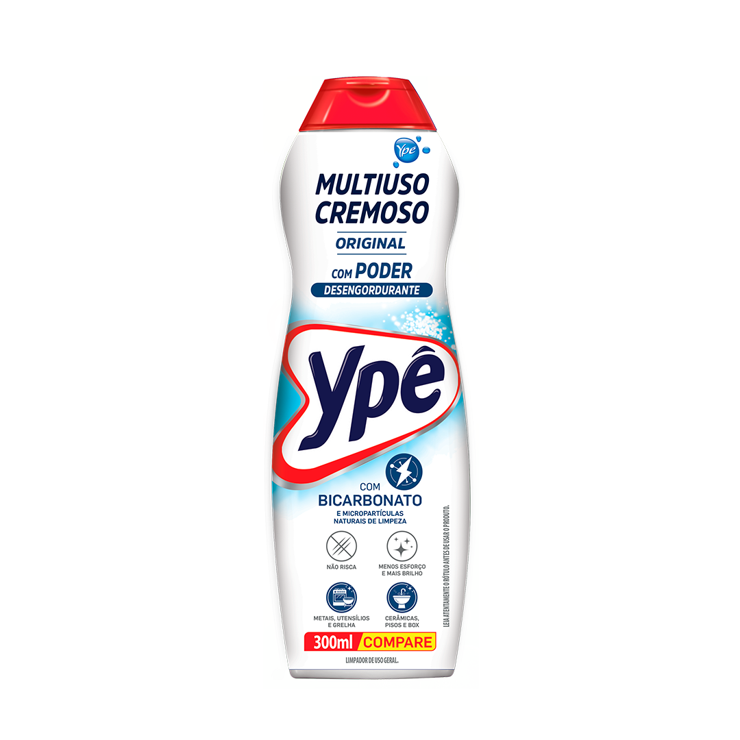 Sapon&aacute;ceo Cremoso Multiuso Original Yp&ecirc; Premium Squeeze 300ml