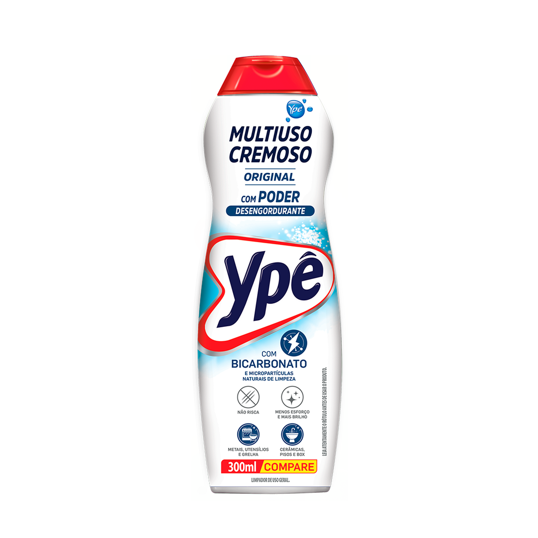 Sapon&aacute;ceo Cremoso Multiuso Original Yp&ecirc; Premium Squeeze 300ml