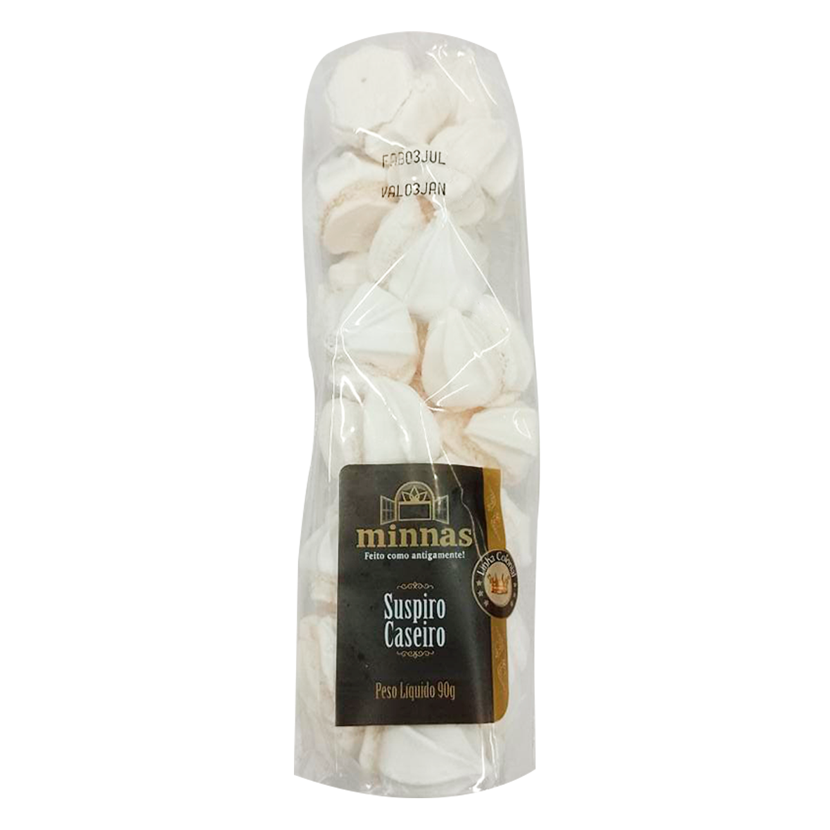 Suspiro Caseiro Minnas Pacote 90g