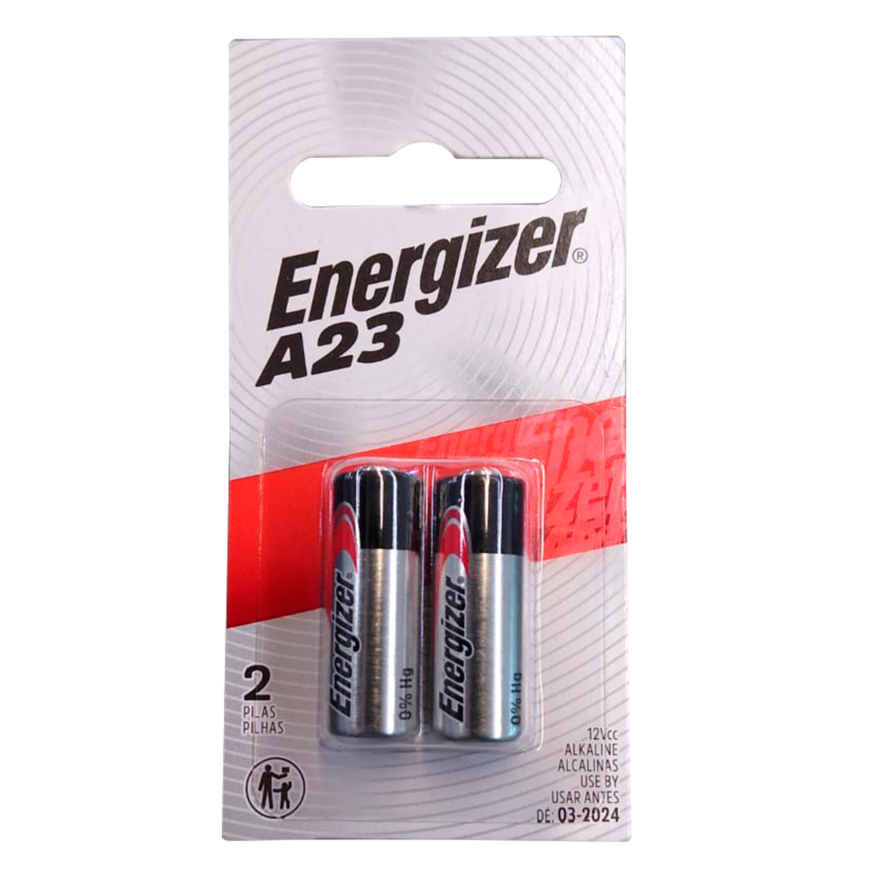 Pilha Alcalina A23 12v Energizer C/2 Unidades