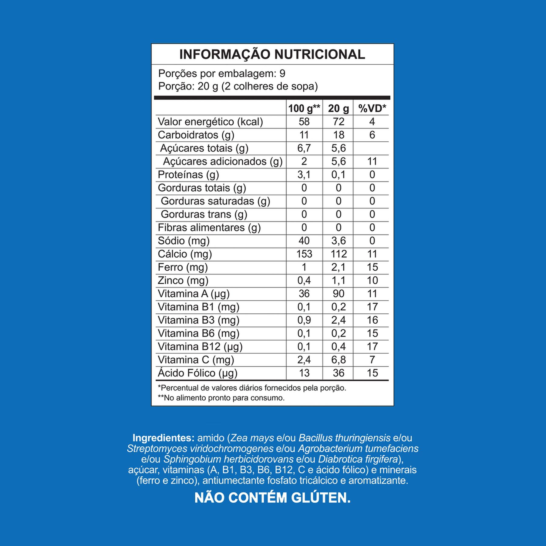 Mingau Tradicional Cremogema Maizena Caixa 180g