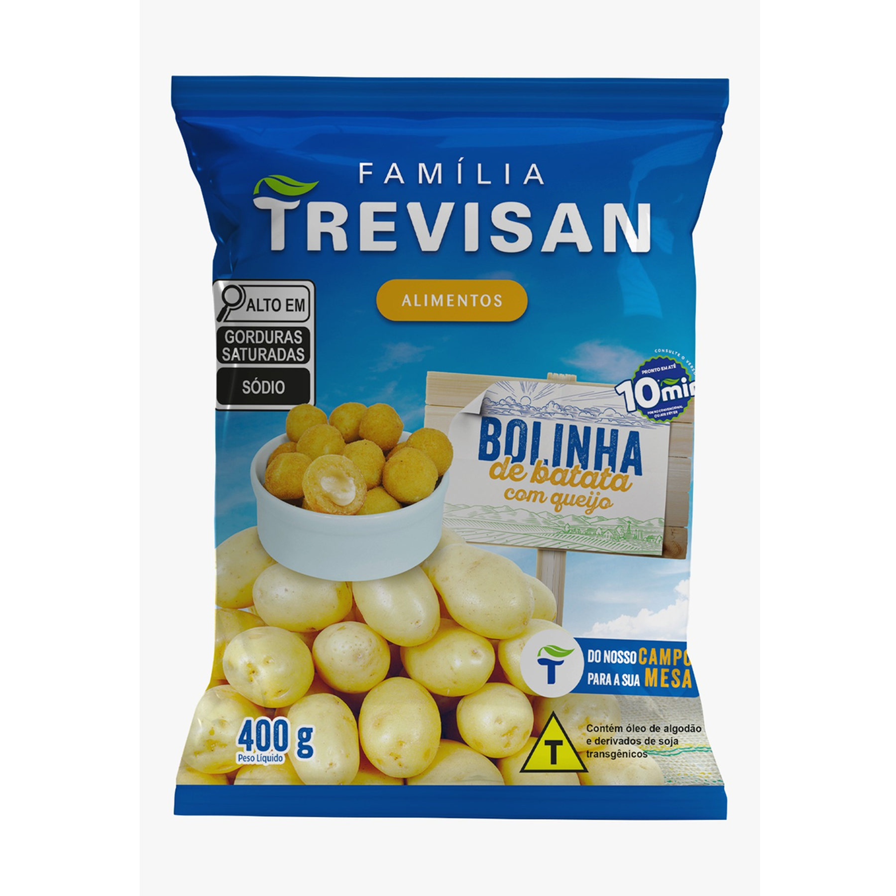 Bolinho de Batata com Queijo Trevisan Pacote 400g