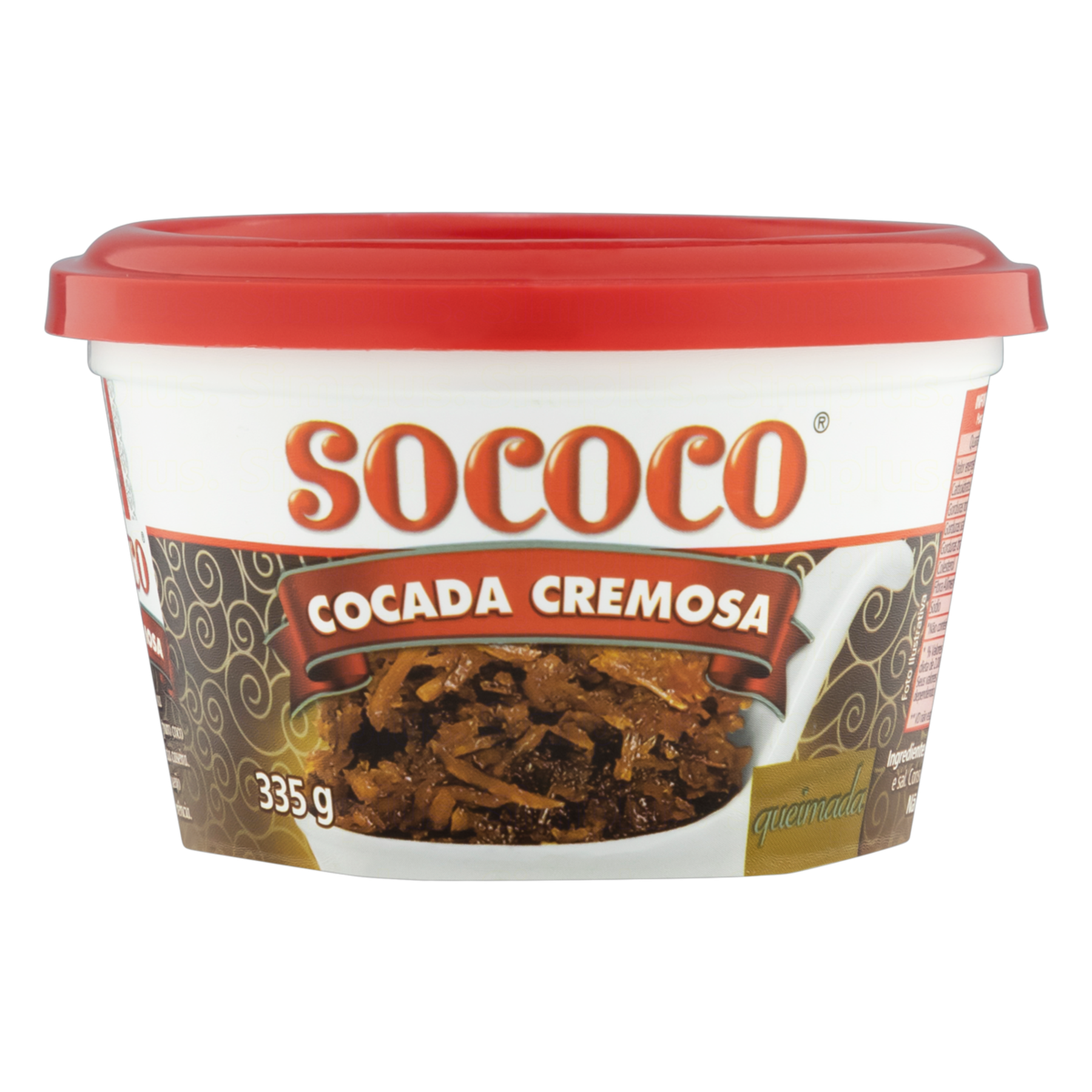 Cocada Queimada Cremosa Sococo Pote 335g