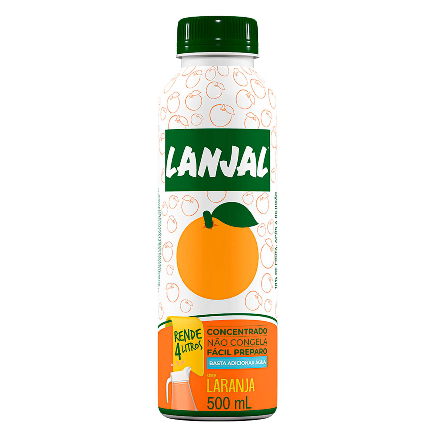 Suco Concentrado Laranja Lanjal Garrafa 500ml