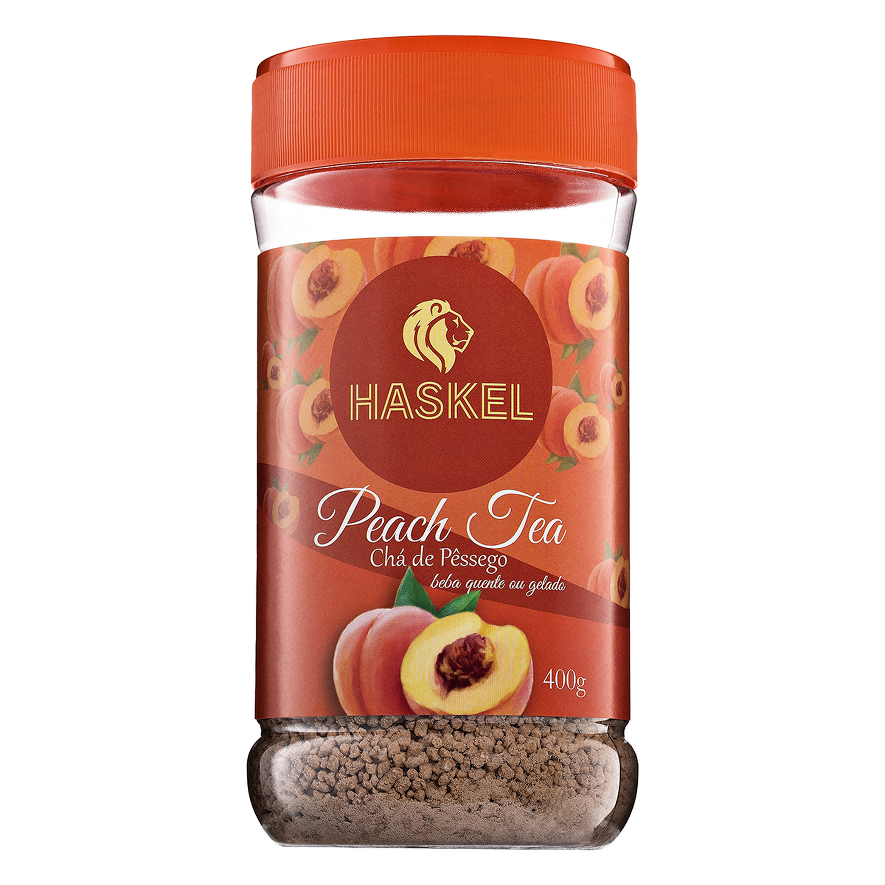 Chá Granulado de Pêssego Haskel Vidro 400g